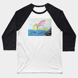 Sky-Inspired Dragon Baseball T-Shirt